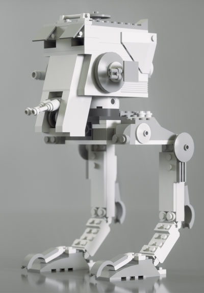 Моделирование истребителя LEGO V-wing Fighter