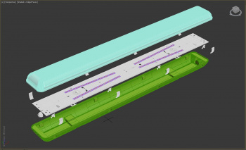 Модель светильника в 3ds max