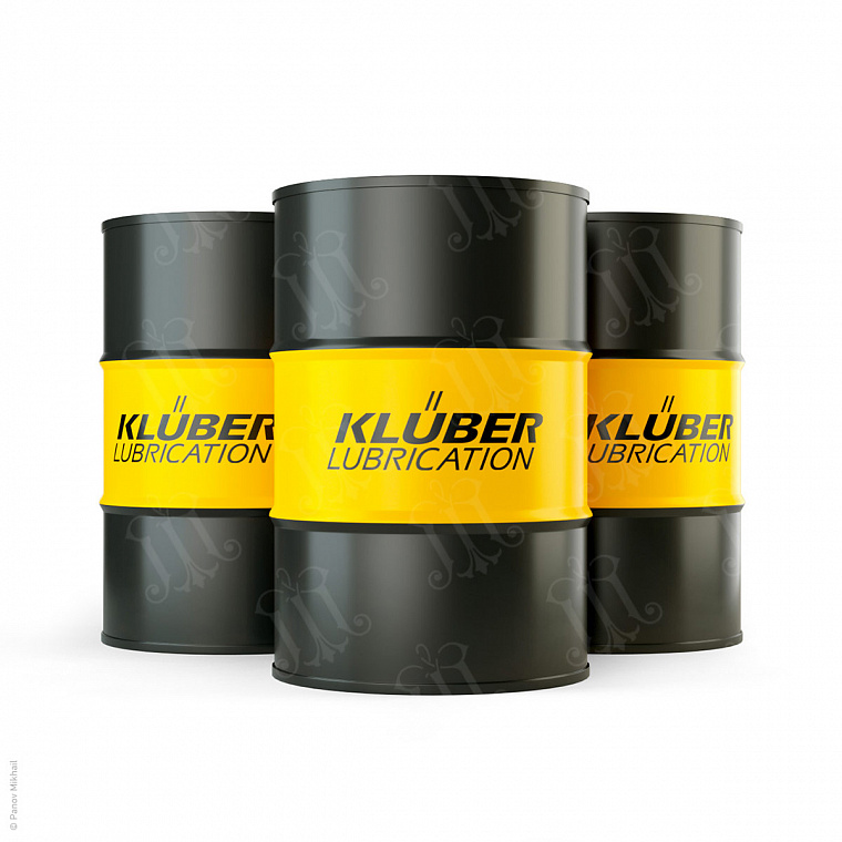 3D-визуализация бочек (208 л) с маслом KLUBER
