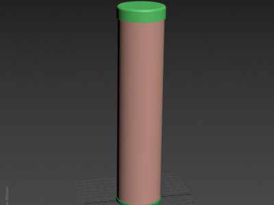 3D-модель тубы с ГСМ