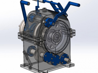 Моделирование лебедки в SolidWorks