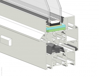 3d-модель окна ТПТ-72 в SolidWorks
