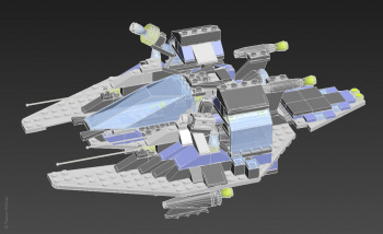 Модель истребителя LEGO STAR HAWK II 1789-1