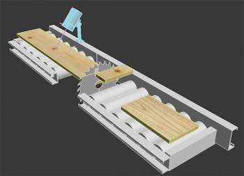 3D-модель процесса обработки