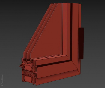 Конвертация модели окна в 3ds max