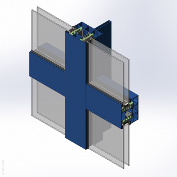 Создание 3d-модели фасада ТПТ-65В в SolidWorks