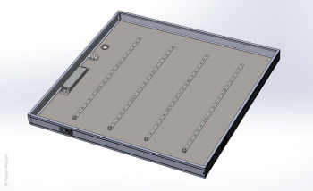 Моделирование светильника ECOLED-48 Plastic в SolidWorks