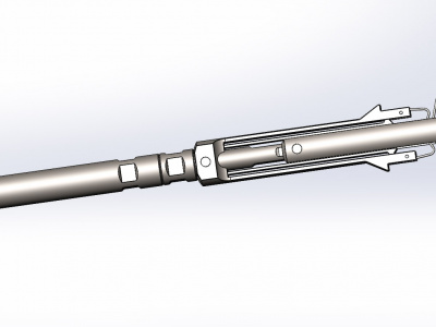 3D-модель автоотцепа УПГП-73 в SolidWorks