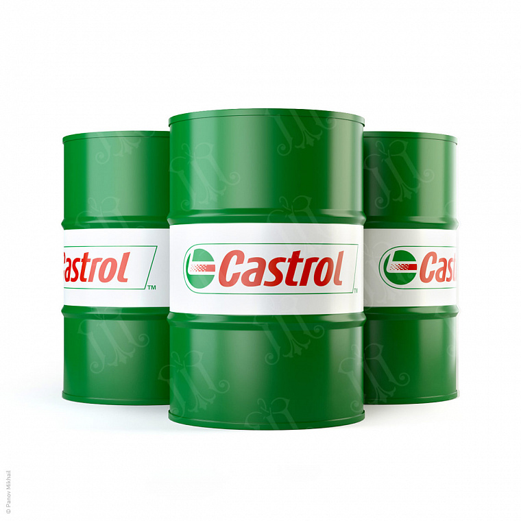 3D-визуализация бочек (208 л) с маслом Castrol