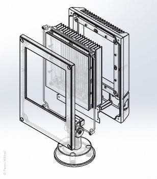 Доработка модели светильника в SolidWorks