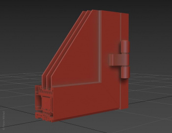 Конвертация модели двери ТПТ-95 в 3ds max