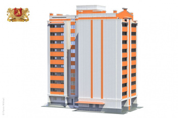 Рендер многоэтажного дома в Vray