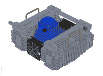CAD-модель насоса НВМ-40D в SolidWorks