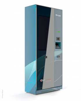 3D-визуализация вендингового автомата по продаже пластиковых карт