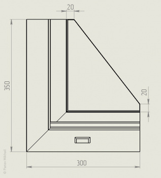 3d-модель окна ТПТ-72 в SolidWorks