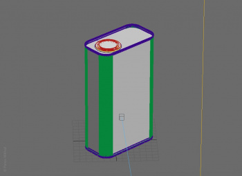 3D-модель упаковки ГСМ емкостью 1 л