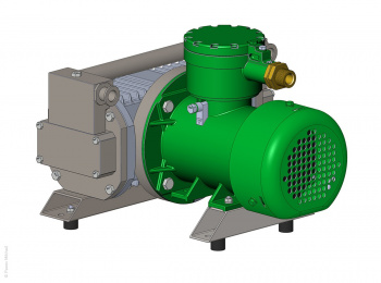 Доработка CAD-модели насоса НВМ-20DXкB в SolidWorks