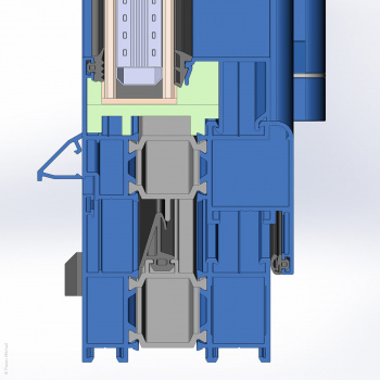 Создание 3d-модели окна ТПТ-65 в SolidWorks