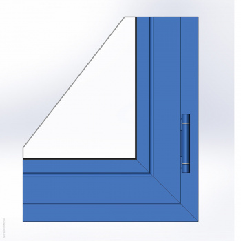 Создание 3d-модели окна ТПТ-65 в SolidWorks