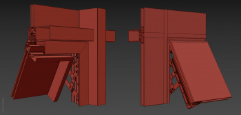 Конвертация модели окна ЭК-89 в 3ds max