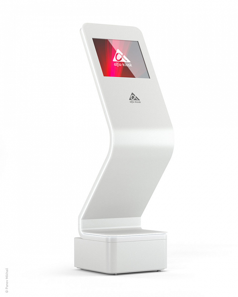 3D-визуализация сенсорного киоска Light