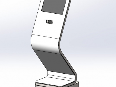 3D-модель сенсорного киоска Light в SolidWorks