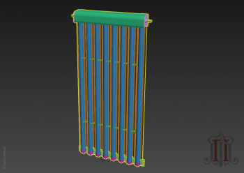 Конвертирование модели солнечного коллектора в 3ds max