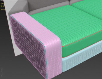 Моделируем диван в 3ds max