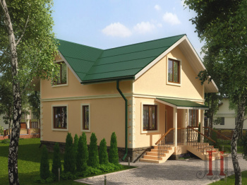 Модель дома из пеноблоков