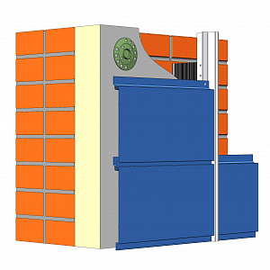 3D-модель фасадной системы ТП-50200 в SolidWorks
